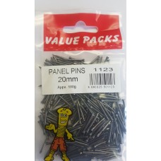 20mm Panel Pins 100 Grams Per Pack