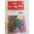 1.0mm Cable Clips T & E Grey 40 Per Pack