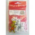 2.5mm Cable Clips T & E White 30 Per Pack