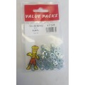 M5 Steel Washers Zinc 80 Per Pack