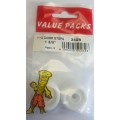 1 3/8'' Door Stops Pvc 2 Per Pack