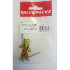 2.5 X 32mm Cotter Pins  7 Per Pack