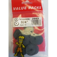 3/4'' Tap Washers 8 Per Pack