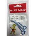 100mm x 12g Vine Eyes 3 Per Pack