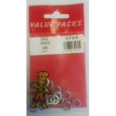 M8 Spring Washers Zinc 20 Per Pack