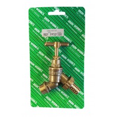 Hose Union Bib Brass 1/2" Tap