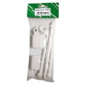 Set Of Toilet Seat Hinges White