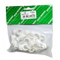 15mm Single Wrap Pipe Clips  ( 10 pack )