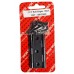 2 1/2" Carded Butt Hinges Black