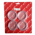 LARGE CLEAR CASTORS 68mm 4 PCS CARDED