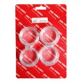 SMALL CLEAR CASTORS 53mm 4 PCS CARDED