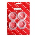 SMALL CLEAR CASTORS 53mm 4 PCS CARDED