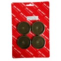 BROWN RUBBER CASTOR 45mm (4pcs)