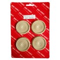 CREAM RUBBER CASTOR 45mm (4pcs)