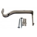19mm CURTAIN RAIL BRACKET NICKEL WITH FIXINGS