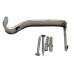 19mm CURTAIN RAIL BRACKET NICKEL WITH FIXINGS