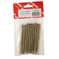 7.5 X 102mm FRAME/ CONCRETE SCREWS Z YELLOW (10 PACK)