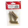 7.5 X 62mm FRAME/ CONCRETE SCREWS Z YELLOW (10 PACK)