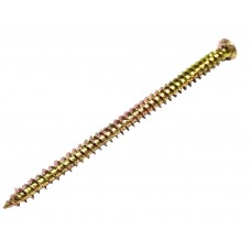 7.5 x 152mm Concrete Screws Z/Yellow 100s + Bit