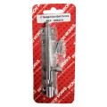 4'' Straight Door Bolt Chromed 1 Per Pack