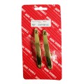 D Handle Face Fix Brassed 100mm 2 Per Pack