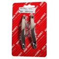 D Handle Face Fix Chrome 100mm 2 Per Pack