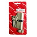 Euro Thumb Cylinder 40 X 40 3 Keys 1 Per Pack