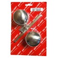 Mortice Knobs Brushed Nickel 60mm 1 Per Pack