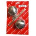 Mortice Knobs Brushed Nickel 60mm 1 Per Pack