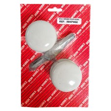 Mortice Knobs Porcelain White 60mm 1 Per Pack