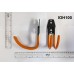 100mm J Type Orange Garage Hooks (Bulk)