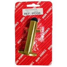 Projection Door Stop 75mm Brassed 1 Per Pack