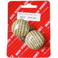 Pine Knobs With Metal Insert 30mm 2 Per Pack