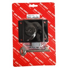 75mm Press Lock Black 1 Per Pack