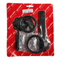 Ring Gate Latch Black 1 Per Pack