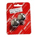 Round Knobs Chrome 30mm 2 Per Pack