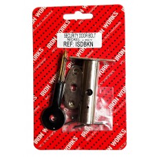 Security Door Bolt + Rack Key Nickel 1 Per Pack