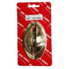 Shell Drawer Pull Brushed Nickel 64mm 2 Per Pack