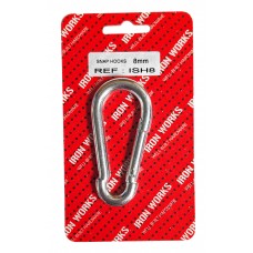 8mm Snap Hooks 1 Per Pack