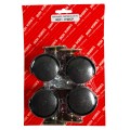 Twin Wheel Caster Plate 4Pcs 4 Per Pack