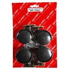 Twin Wheel Caster Plate 4Pcs 4 Per Pack