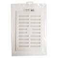 9 X 6 Hit & Miss Vent White Plastic 1 Per Pack