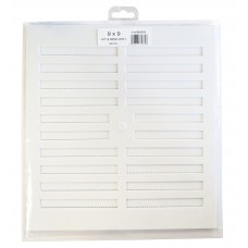 9 X 9 Hit & Miss Vent White Plastic 1 Per Pack