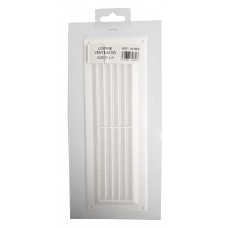 9 X 3 Louvre Vent White Plastic 1 Per Pack