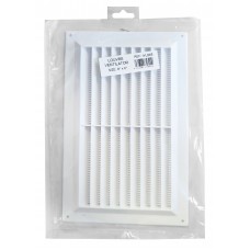 9 X 6 Louvre Vent White Plastic 1 Per Pack