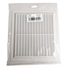 9 X 9 Louvre Vent White Plastic 1 Per Pack