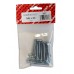 M6 X 50 Cup Square Bolt & Nut Bzp 8 Per Pack