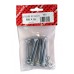 M8 X 65 Cup Square Bolt & Nut Bzp 6 Per Pack