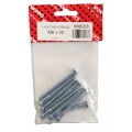 M6 X 65 Coach Screw Bzp  8 Per Pack