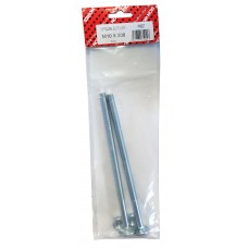 M10 X 200 Cup Square Bolt & Nut Bzp 2 Per Pack